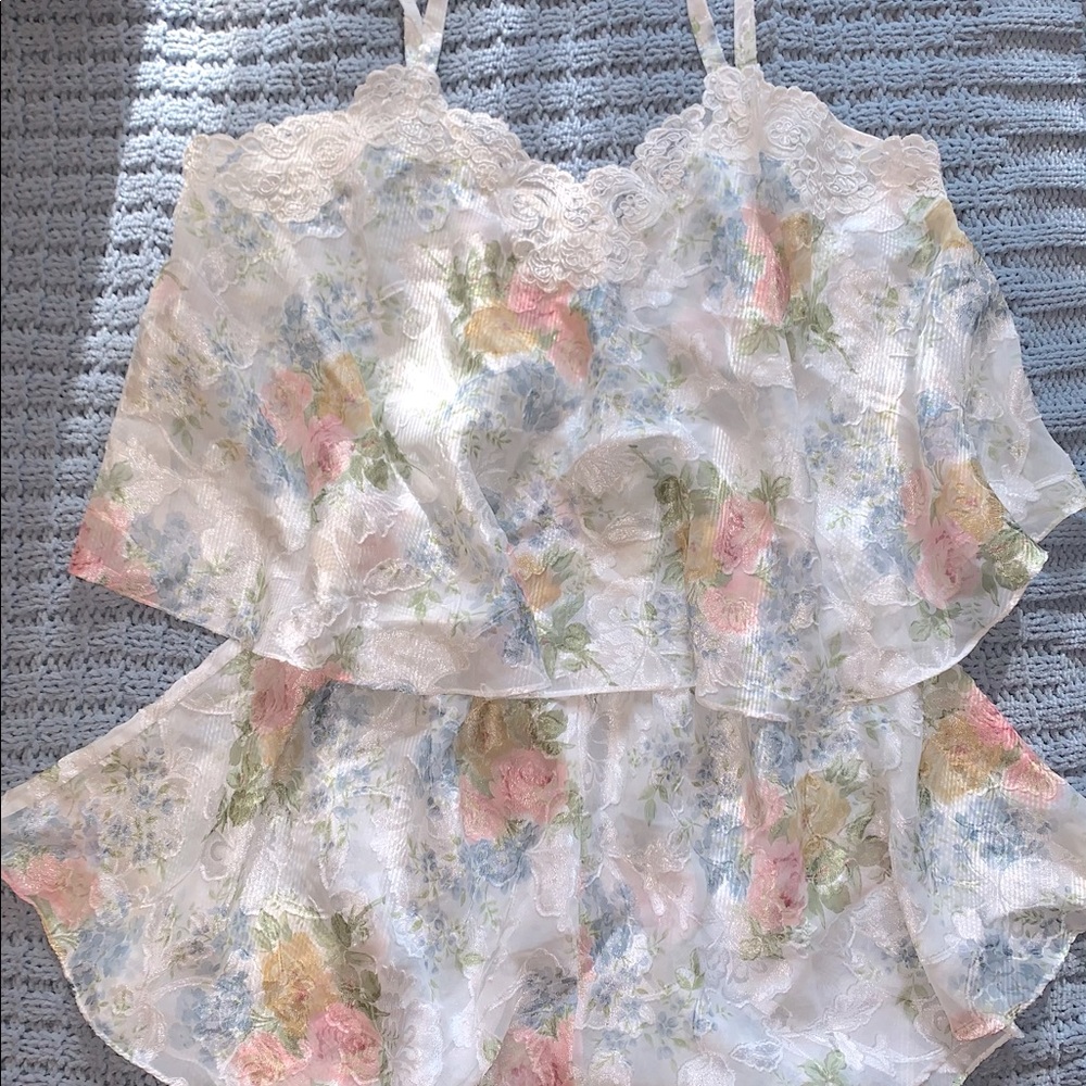 Linda Cottage Core Lingerie Sleep Set Large